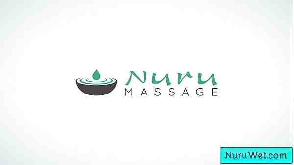 Sexy blonde teen masseuse pour nuru gel on her naked body and rub her on against her client – John Strong, Stella Sedona