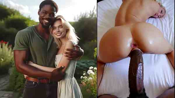 ENGLISH version – My beautiful BLONDE WIFE being completely BROKEN IN by BLACK BBC!