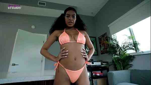 Busty Step Daughter Asks Dad if Her Bikini is too Small – Maya Farrell