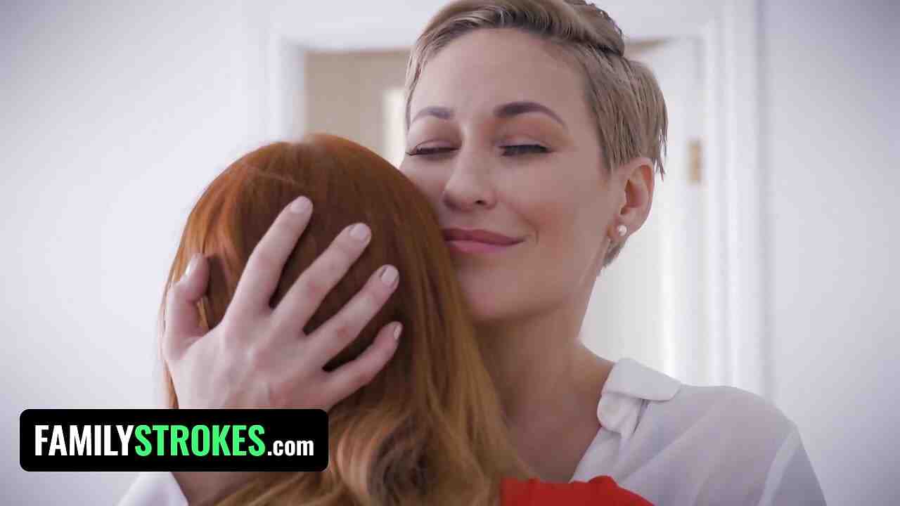 FamilyStrokes – Big Assed Busty Stepmom Gives Teen Stepdaughter And Black Stepson A Sex Lesson