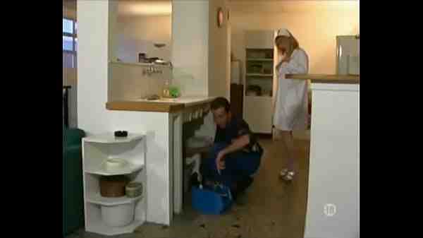 My French Stepmom seducing and Fuck plumber