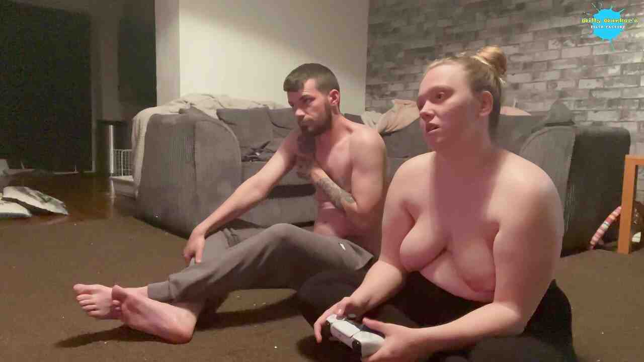Playing the PS5 Topless